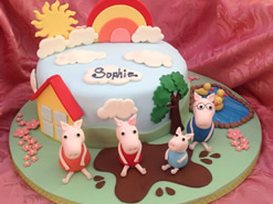 Peppa Pig Birthday Cake